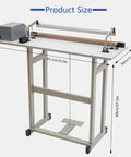 22.83-Inch GAZOGJ Heat Sealing Machine dimensions, detailed view showing 85.1cm length and 30cm width for precise sealing.