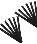 20 Pack Black Stretch Fabric Fire Extinguisher Mounting Straps For Hose And Vehicle Use Easy Install Durable Fixing Straps