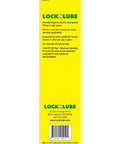 LockNLube XL Narrow Needle Greasing Adapter packaging, yellow box with green LockNLube logo and barcode.