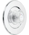 Chateau Shower Trim Kit T470 Chrome Finish With Acrylic Knob Handle Dope Easy Pull On Push Off Control For Temperature