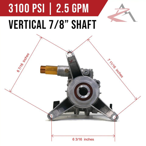 Replacement Pump for 2700 PSI Pressure Washers Compatible With BM80919 BM80913 Model 308653036 with 7/8" vertical shaft
