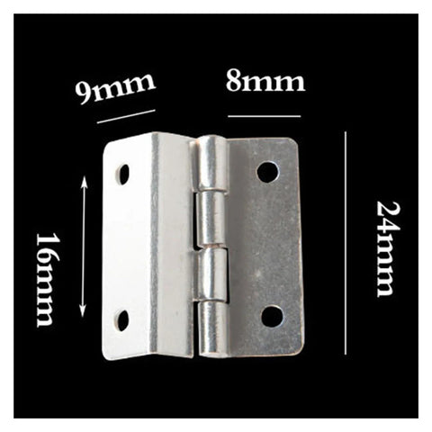 Rotating Concealed Hinges For Cabinets And Furniture Three Page Metal Folded Hinge with dimensions 9mm x 16mm x 24mm