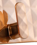 Heavy Duty No Drill Wall Coat Hooks Frosted Nordic Look Strong Grip Adhesive close-up with shiny metal finish.