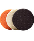 Image of 5.5 Inch CCS Foam Pad Kit Set Of 3 For Auto Detailing, Light Cutting Polishing and Finishing Pads That Conform To Curves