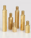 40 Piece Hex Brass Male Female Standoff Spacer Screws Nuts Assortment Kit For Electronics And Do It Yourself Projects Pro Grade Dual Threaded Ends Precision Machined Great For Circuit Boards Enclosures And DIY Chassis Builds, brass hex standoffs
