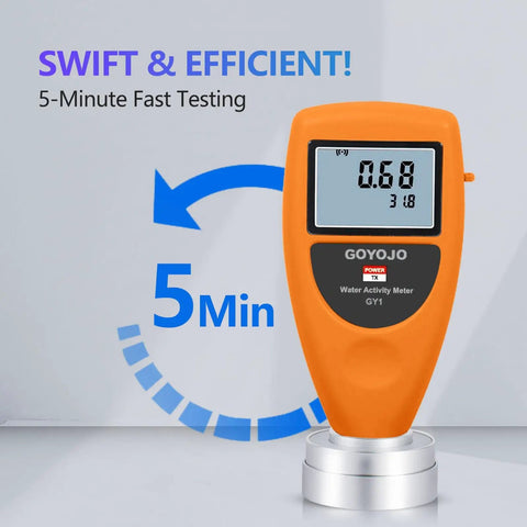 Pro Grade Water Activity Meter For Food Testing And Moisture Control, Smart Tester for 5-minute food analysis