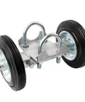 Heavy Duty Gate Wheel 6 Inches With Rubber Roller For Metal Tube Gates And Driveway Fences, Sliding Gate Roller For Chain Link Fence Parts