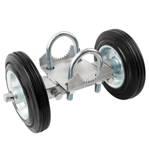 Heavy Duty Gate Wheel 6 Inches With Rubber Roller For Metal Tube Gates And Driveway Fences, Sliding Gate Roller For Chain Link Fence Parts