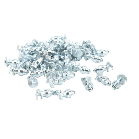 Tire Thread Studs Set With Tungsten Steel Screws 50 Piece Silver Finish Enhanced Traction Beefed Up Impact Design Ideal For Off Road Vehicles