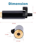Dimensions of Low Pressure Marine Fuel Pump Replacement for Volvo Penta OMC Mercruiser Stern Drives Plug-N-Play Drop-In