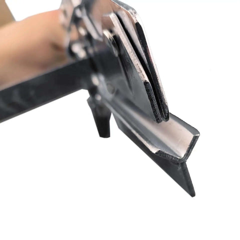 Close-up of Handheld Portable Metal Letter Bender And Shaping Pliers for Aluminum Iron Steel 0.6mm Thick Width 3.9 Inch