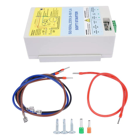 Compact Air Conditioner Soft Starter For 1.75 To 3.5 Ton Residential Units With Reverse Motor Protection Gen Ready Wiring components for installation.