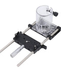 Precision Router Fluting Jig With Micro Adjustment Shim And 0 To 18 Mm Range Tough Aluminum Alloy Build for cabinet hinge mounting.