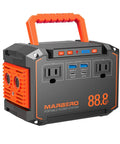 88.8Wh Portable Power Station For Camping And Off Grid Living With 150W AC And 30W USB C Lightweight Lithium Battery Backup