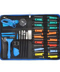 Top Tier 33 in 1 Magnetic Screwdriver Set With Insulated Hex And Torx Bits Perfect For Precision Phone Repair Gadgets Easy Grip Handle Makes Fixing Totally A Walk In The Park, open case