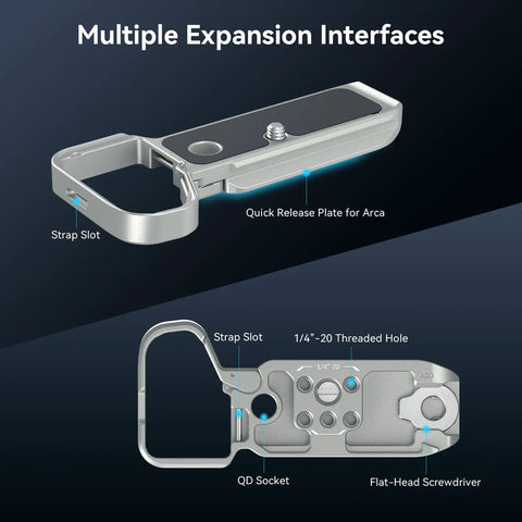 Base Plate For Sony A7C II And A7CR With Built In Quick Release Plate For Arca Bottom Mount Go To Setup multiple interfaces shown