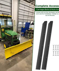 Half Inch Poly Cutting Edge Scraper Bar Replacement For 54 Inch John Deere Front Mount Snow Plow Blade M75679