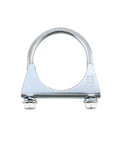 Two-Pack U-Bolt Muffler Tip Exhaust Clip For 2-1/4 In OD Tubing, Universal Silencer Mount, heat and corrosion resistant