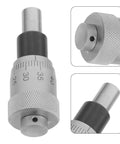 Beefed Up Stainless Steel Micrometer Head With Modular Interfaces For Precise Machining And Fixture Setup Rock Solid Differential Measurement Tool For Metrology And Semiconductor Assembly, knurled dial