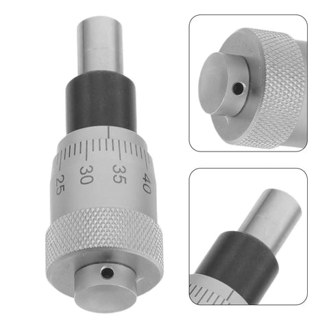Beefed Up Stainless Steel Micrometer Head With Modular Interfaces For Precise Machining And Fixture Setup Rock Solid Differential Measurement Tool For Metrology And Semiconductor Assembly, knurled dial