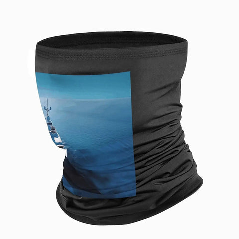 Cooling Neck Gaiter For Men And Women With Yacht Sailboat Print Sun Protection Polyester Breathable Moisture Wicking Face Mask
