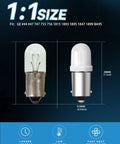 Comparison of Bayonet LED Bulbs BA9S 6V 6.3V Non Polar DC AC For Pinball Machines And Vintage Electronics Warm White Light Pack Of 15