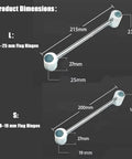 Adjustable Door Wrench For Sagging And Rubbing Doors Double End Hinge Tool For Flag Hinges Heavy Duty Alloy Steel Repair Spanner