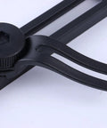 Close-up of the Beefy Heavy Duty Bike Bag Mounting Clip With Tool Free Release for secure attachment on rear carriers.