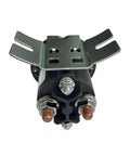 Heavy Duty 200 Amp Oil Pump Contactor Switch Relay For 12V And 24V Forklift Stackers Electric Tail Plate Start Unit showing front view and mounting bracket.