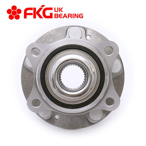 Top view of Rear Wheel Bearing Hub Assembly For AWD SUVs - Fits 2007-2011 Hyundai Santa Fe AWD And Veracruz AWD, 5 Lug, OE quality
