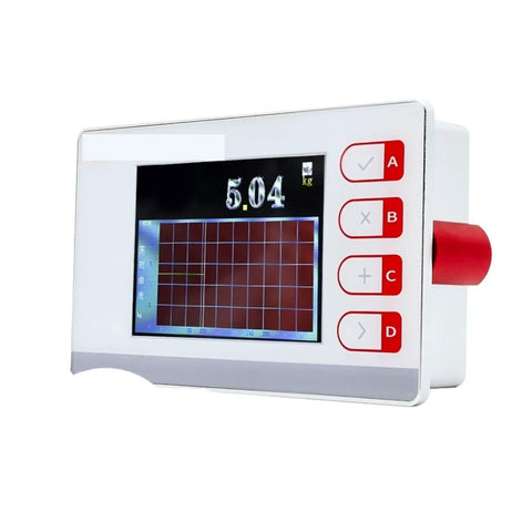 Top Notch High Precision Force Weighing Display And Control Instrument with real-time readouts, front view