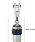 Two Pack Air Cylinder Rod Clevis End Y Connector 28mm Length M6x1 Female Thread Iron Joint For Pneumatic Linkage Durable And Easy To Install Silver Finish 16mm Bore 6mm Inner Clearance on cylinder rod