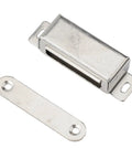 Heavy Duty Magnetic Door Catch 40kg Pull Stainless Steel Cabinet Latch For Kitchen Cupboard Garage RV Boat Silver 1 Pack
