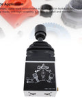 Proportional Dump Truck Valve With Three Holes And Two Working Positions, PTO Switch, visible outline on a white background