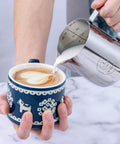 Milk Frothing Pitcher 12oz 350ml Stainless Steel 304 Barista Quality Espresso Steamer Cup For Latte Art Cappuccino Foam Jug Pouring Milk