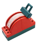 Heavy Duty DPDT Knife Switch Disconnect For Power Control 100A Up To 380V Two Pole Double Throw Safety Switch Industrial Grade HK11 2P 100 Safe Reliable Disconnect For Equipment And Circuits, red and green