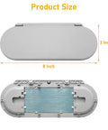 Sun Visor Vanity Mirror Cover for Mini Cooper Clubman and Countryman F55 F56 F60 2015 to 2022 3rd Gen Gray Replacement, 8x3 inches