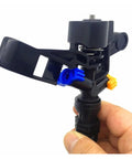 Hand holding Heavy Duty Garden Sprinkler Irrigation System for Big Lawns and Farms with Even Water Distribution G1 2 Inch