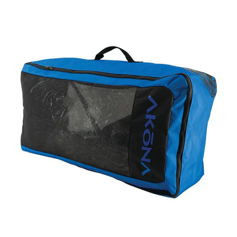 Azul 65L Mesh Backpack For Scuba Gear With Full Top Zipper Access, Durable Recycled Polyester 600D, Black Mesh Front