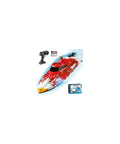 12-Inch Remote Control Boat For Kids And Adults, Beast Fast 25 KPH RC Speed Boat With 800 mAh Battery, Waterproof Toy Boat
