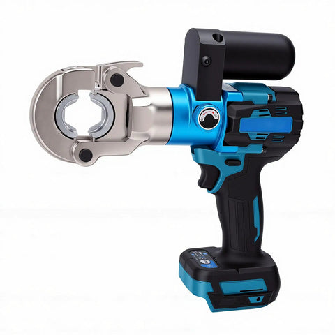 LiebeWH 18V Cordless Electric Hydraulic crimper with a sleek design, showcasing the round head for efficient cable crimping.