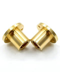 Two brass nuts for Bi Directional 8mm Lead Screw Kit For 3D Printers, Acme Thread 2mm Pitch 2mm Lead 180mm Length, dual thread drive