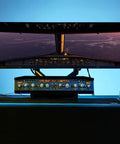 A320 FCU Flight Controller for real aircraft feel and precise control, plug and play USB interface, PC compatible setup shown