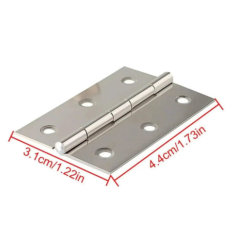 10 Pack Stainless Steel Cabinet Door Hinges With Soft Close Dampers For Cabinets, Windows, Wooden Boxes And Furniture Hardware