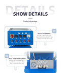 Heavy Duty Hydraulic Drive Polyurethane Foam Sprayer System For Roof Sealing Insulation And Tank Coating control panel with gauges