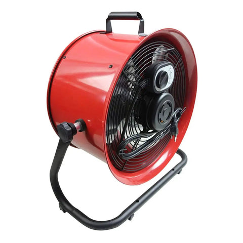 16 Inch High Velocity Drum Fan With Pivoting Head Turbo Power for home garage or workshop durable construction easy assembly