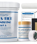 DIY Tub And Tile Refinishing Kit With Tools For Porcelain Enamel Ceramic Tile And Bathtub Makeover White 35 Oz Semi Matte Finish