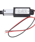Mini Electric Linear Motion Actuator Packing 20N Thrust And 30 Mm Per Sec Speed For Sofa And Chair Upgrades close-up view with wires.
