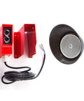 Gate Opener Safety Reversing Reflective Sensor Set with Photo Beam Infrared Sensor and Red German Reflector for precise closure