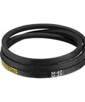 Reliable Heavy Duty Industrial Rubber V-Belt Real Deal M-47 Power Transmission Drive Replacement Belt, black durable design.